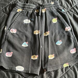 Nike Dark Gray Shorts with Multicolor Accents